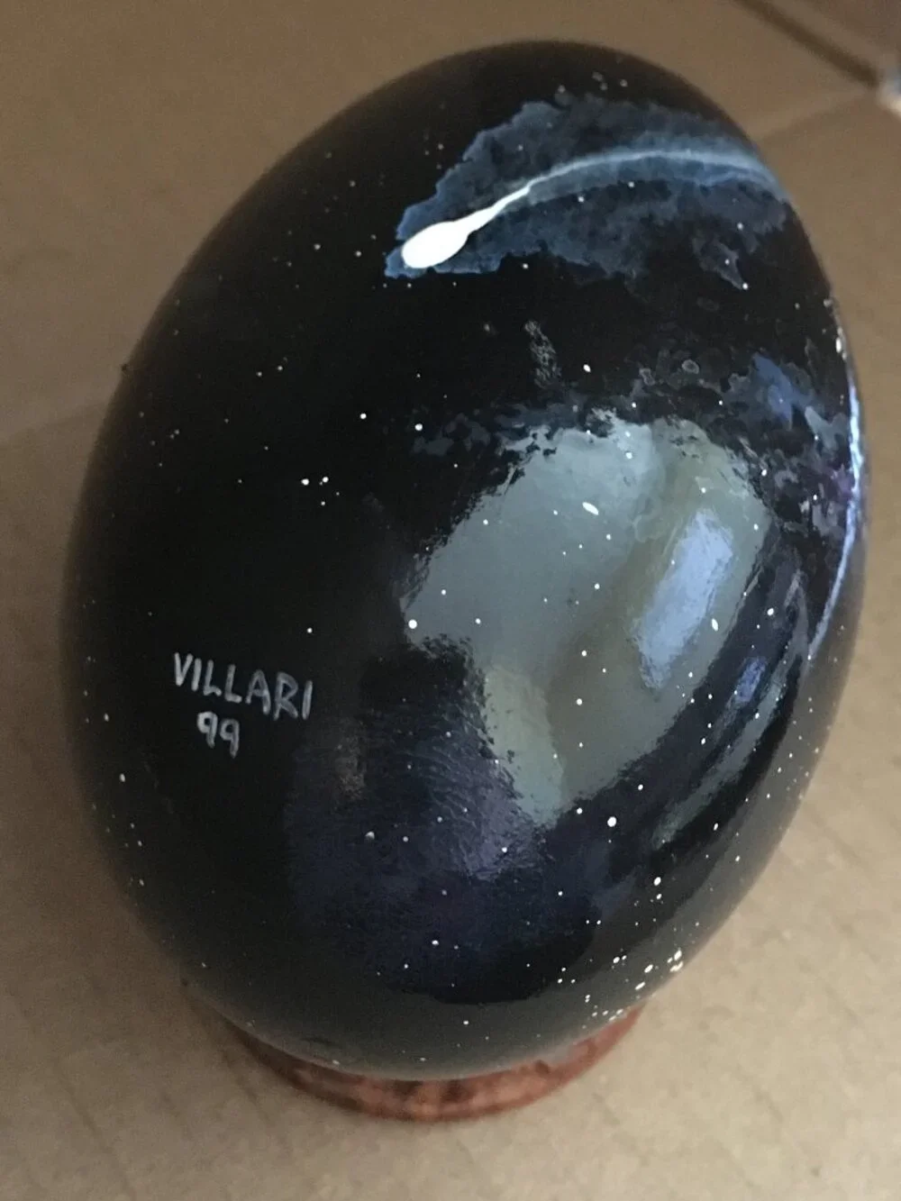 Vintage Villari '99 Decorative Celestial Egg